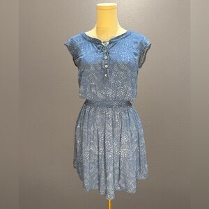 Aeropostale Blue Patterned Dress